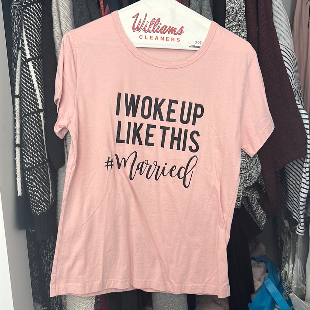 Pink Bride shirt